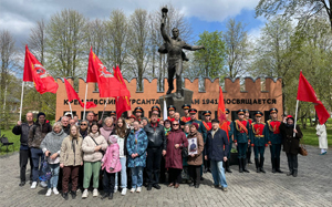 Посещение Мемориального комплекса Кремлевским курсантам 2023